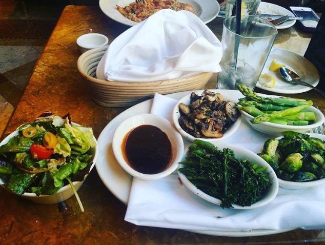 Indulging in a meal that is good for the body and soul.
Photo courtesy of Rena Wilson.