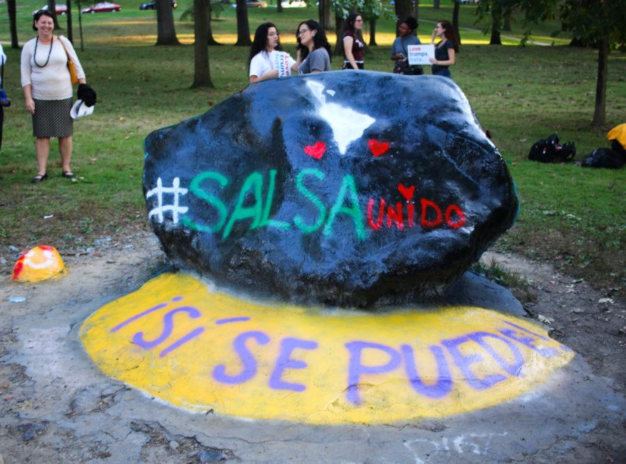 SALSA Holds Peaceful Protest After Discriminatory Chants