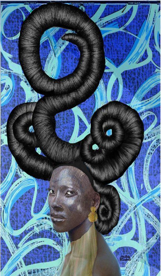 Masa Zodros
Femme Totem Blue, 2018
Unique digital photograph
17.5 x 30 in.
