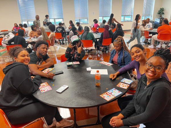 Students joyfully participated in the annual Bingo Night hosted by Black United Students.