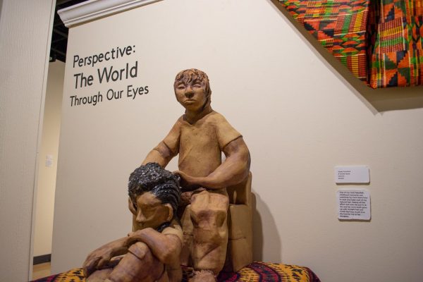 "A Sacred Space" by Spade Crawford on display in the Uumbaji Gallery (Luanna Traben / Staff Photographer)